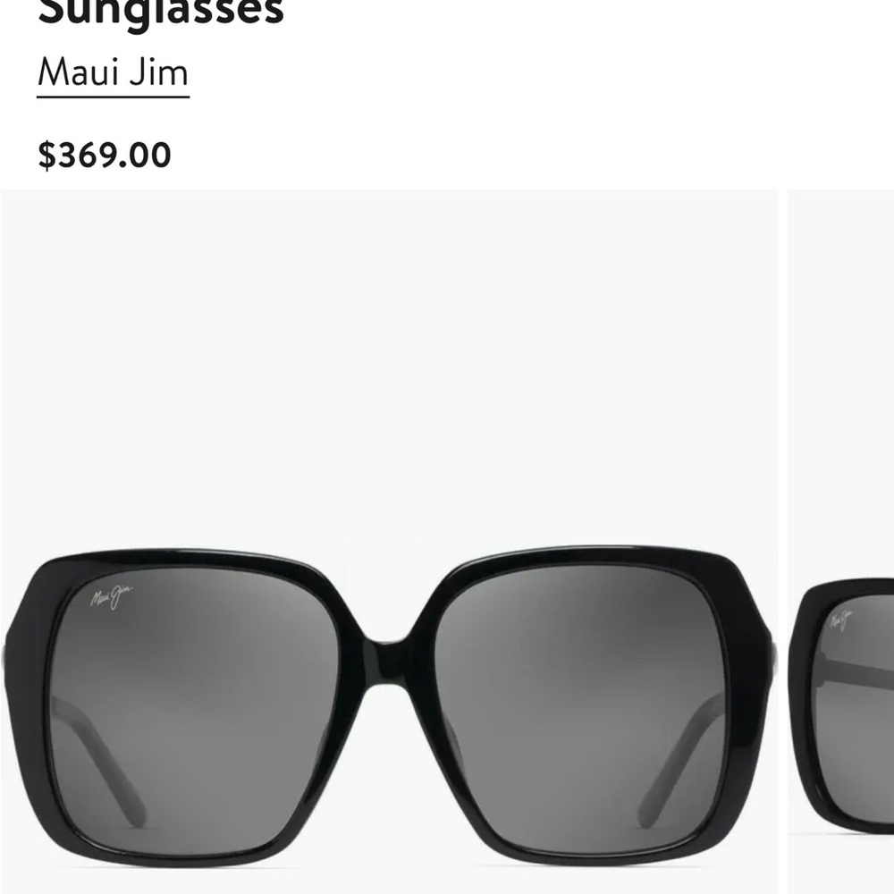 Women’s polarized sunglasses- Maui Jim Classic Black poolside